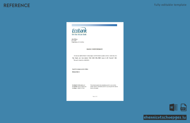 Burkina Faso Ecobank Schließung Referenzbeispiel Vorschau
